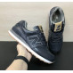 New Balance 574 Dark Blue Кожаные