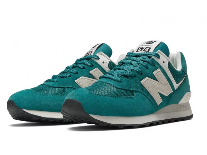 New Balance 574 Green Off White