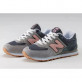 New Balance 574 Grey Purple Pink