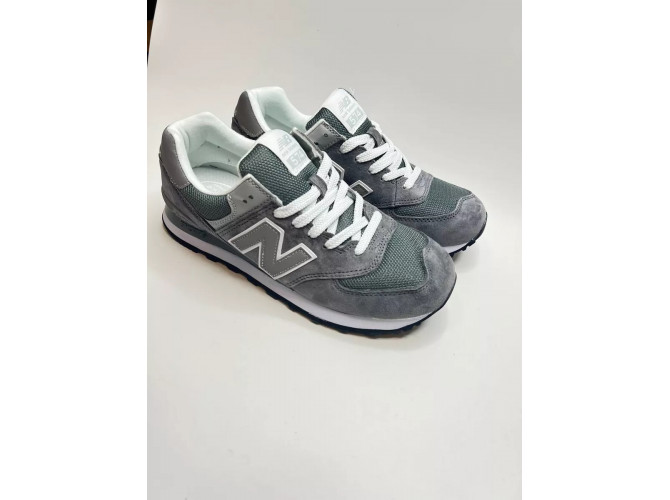 New Balance 574 White Light Grey 