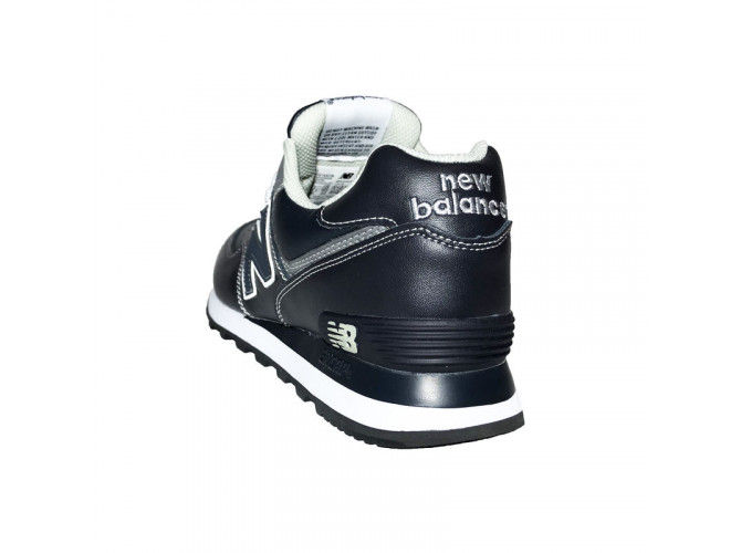 New Balance 574 Leather Stone Blue