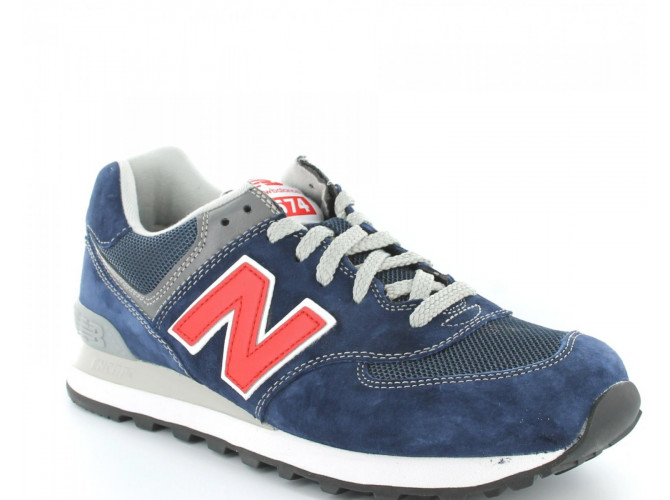 New Balance 574 Red/Blue