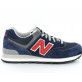 New Balance 574 Red/Blue