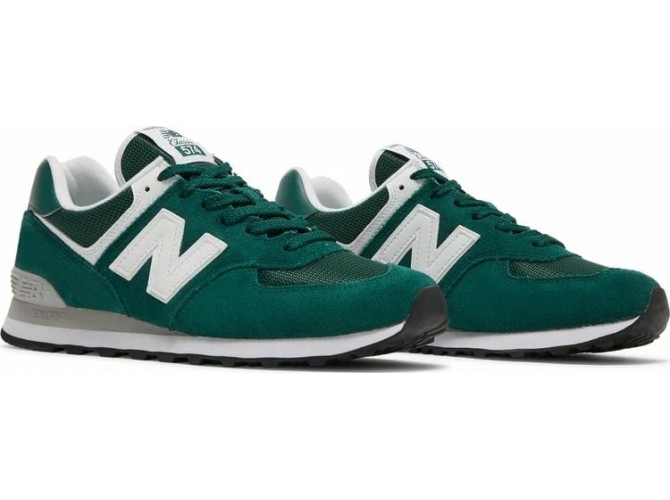 New Balance 574 Nightwatch Green зеленые