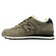 New Balance 574 Olive With Fur