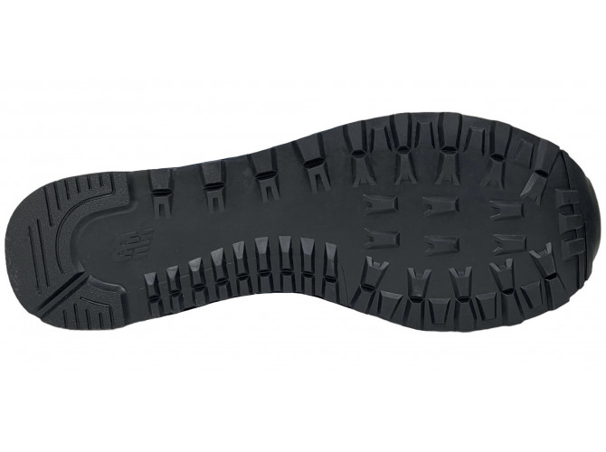 New Balance 574 Sand Grey Black с мехом