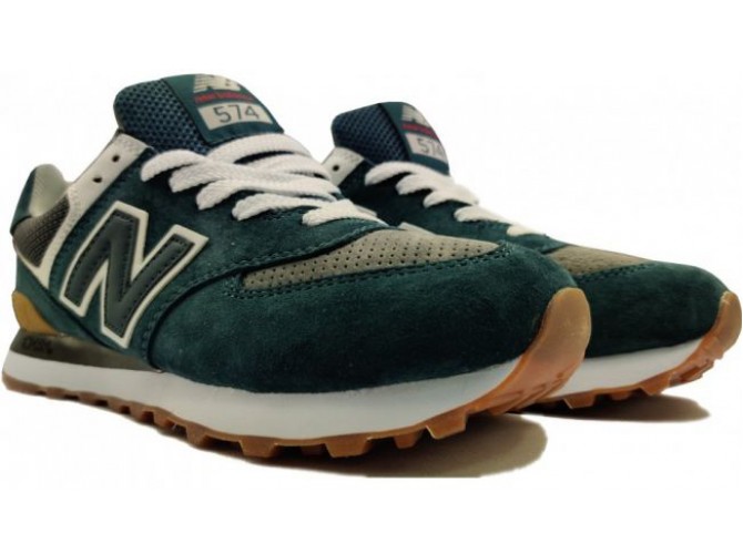 New Balance 574 Сине-зеленые