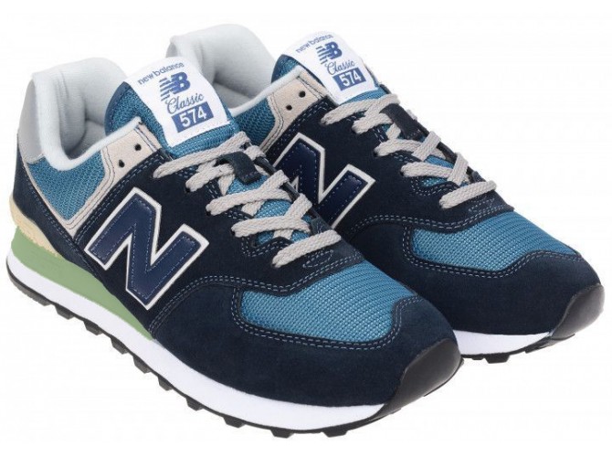 New Balance 574 Синие с голубым