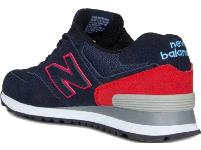 New Balance 574 Синие с красным женские