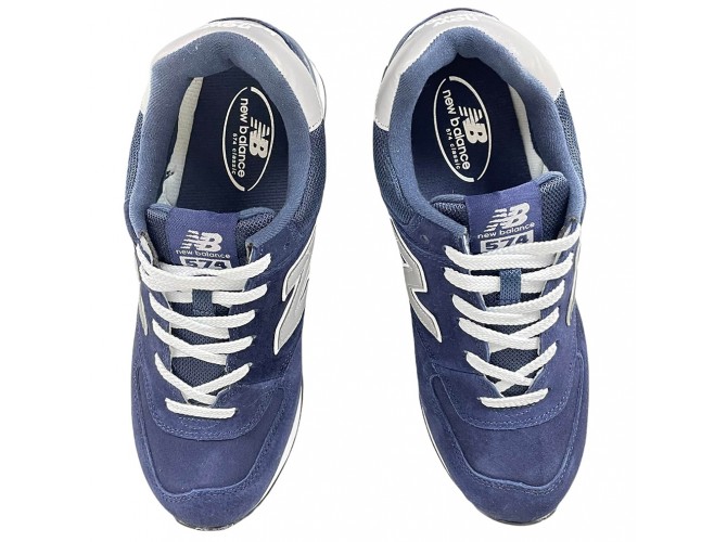 New Balance 574 Синие с серым