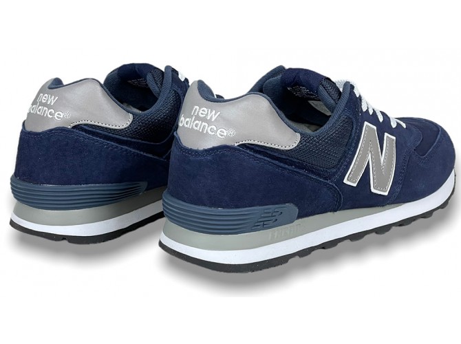 New Balance 574 Синие с серым