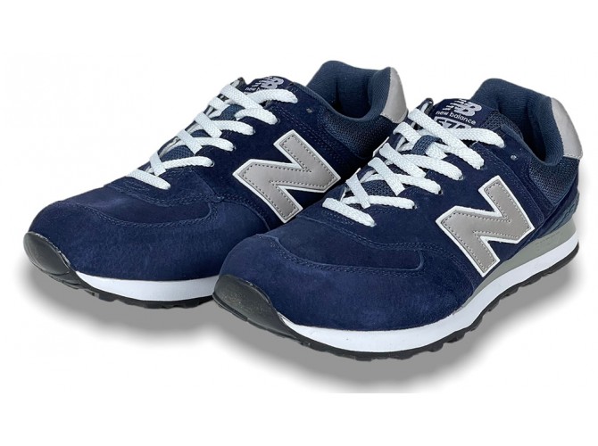 New Balance 574 Синие с серым