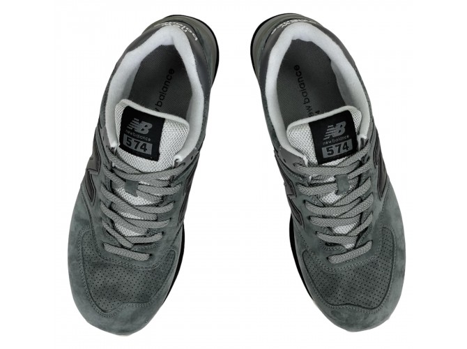 New Balance 574 Темно-серые с черным