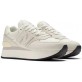 New Balance 574+ White Grey на платформе