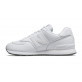 New Balance 574 White Leather