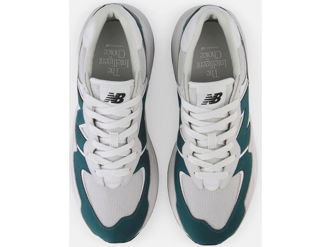 New Balance 5740  белые с зеленым