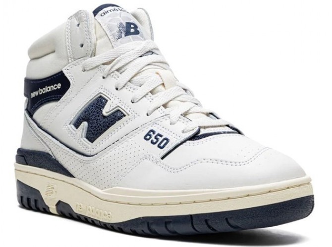 New Balance 650 Aime Leon Dore Navy зимние с мехом
