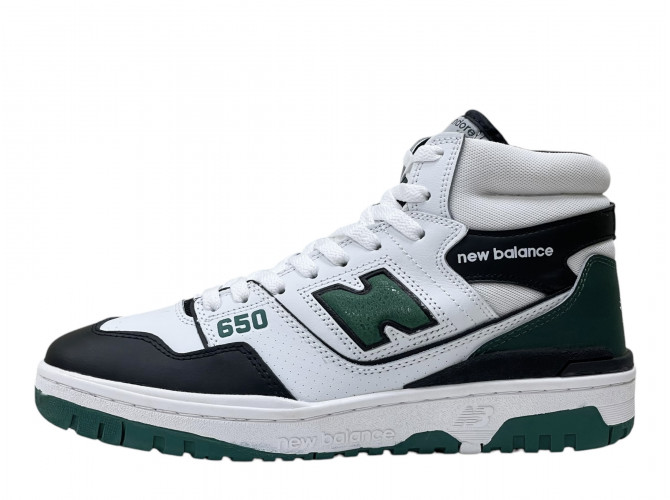 New Balance 650 Black Green с мехом