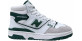 New Balance 650 White Green с мехом