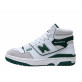 New Balance 650 White Green с мехом