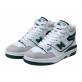 New Balance 650 White Green с мехом