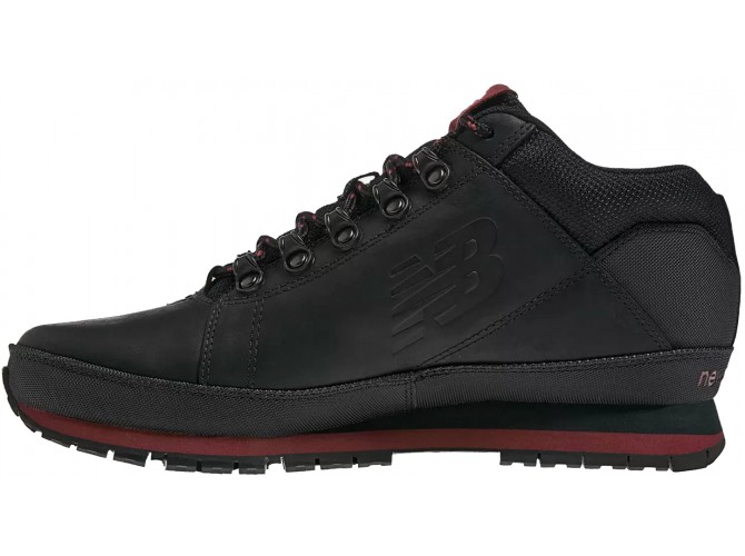 Кроссовки New Balance 754 кожаные черные с красным