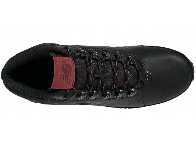 Кроссовки New Balance 754 кожаные черные с красным