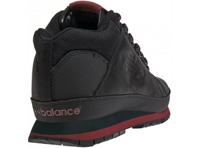 Кроссовки New Balance 754 кожаные черные с красным
