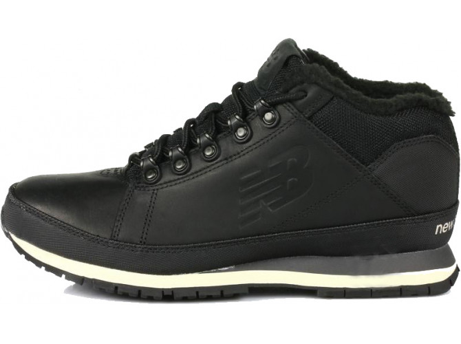 New Balance 754 Кожаные черные с мехом
