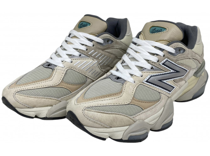 New Balance 9060 Cream Brown Grey