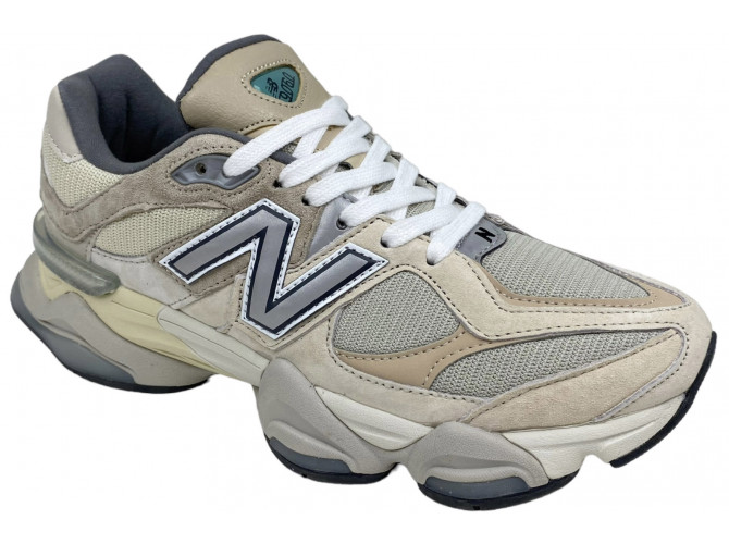 New Balance 9060 Cream Brown Grey