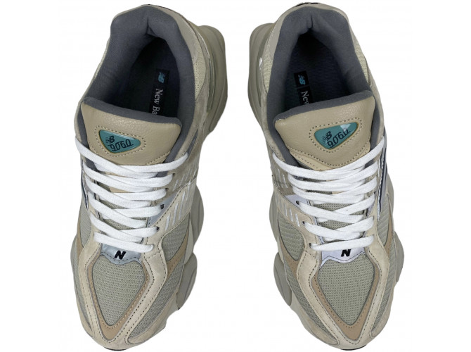 New Balance 9060 Cream Brown Grey