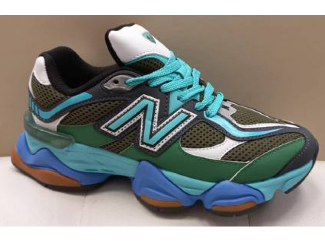 New Balance 9060 Green Blue зеленые