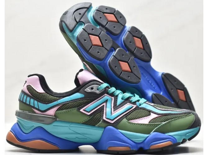 New Balance 9060 Green Blue зеленые