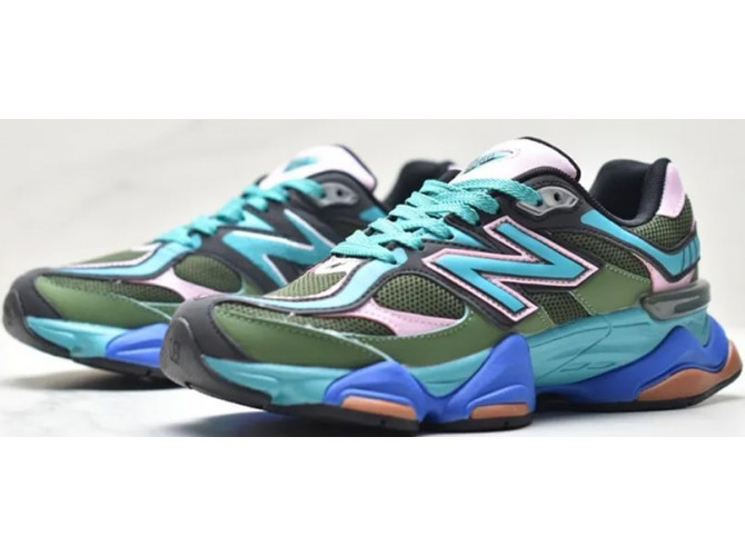 New Balance 9060 Green Blue зеленые
