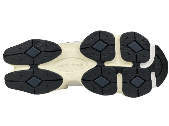 New Balance 9060 Light Navy White с мехом