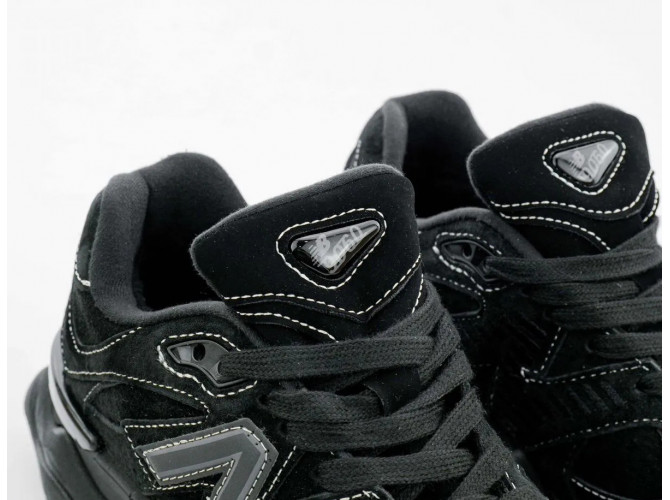 New Balance 9060  White Stitching Triple Black
