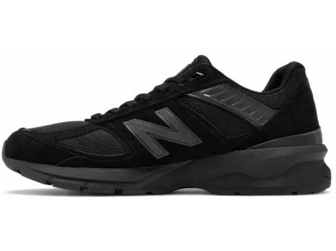 New Balance 990 кожаные черные женские