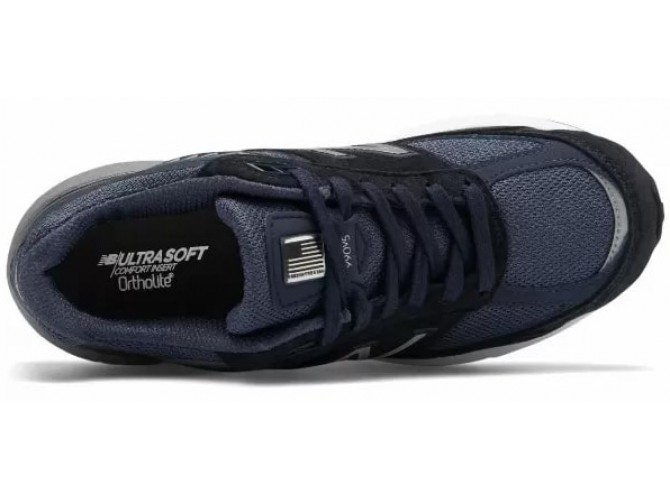 Кроссовки New Balance 990 замшевые синие