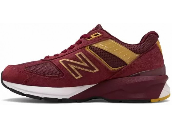 Кроссовки New Balance 990 замшевые красные