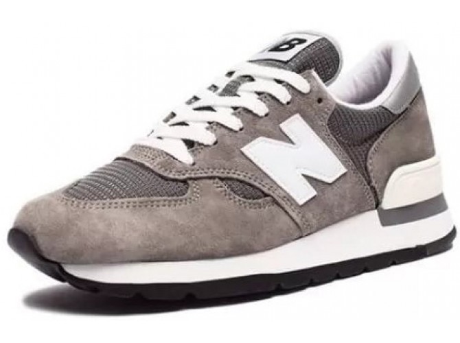 Кроссовки New Balance 990 замшевые серые