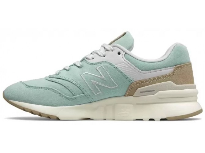 Кроссовки New Balance 997h голубые с коричневым