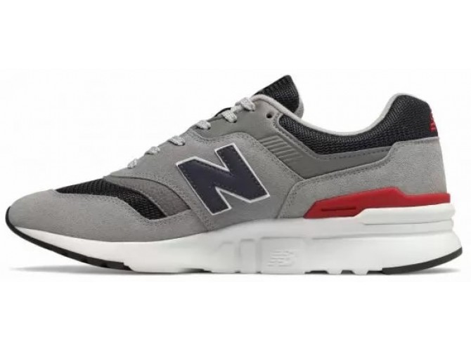 New Balance 997h серо-красно-черные