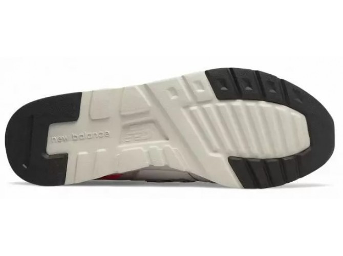 Кроссовки New Balance 997h серо-синие с красным