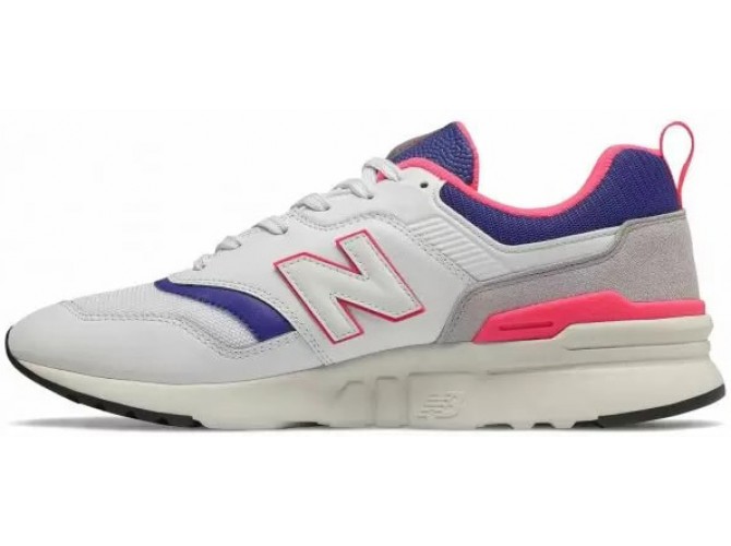 Кроссовки New Balance 997h серо-синие с красным