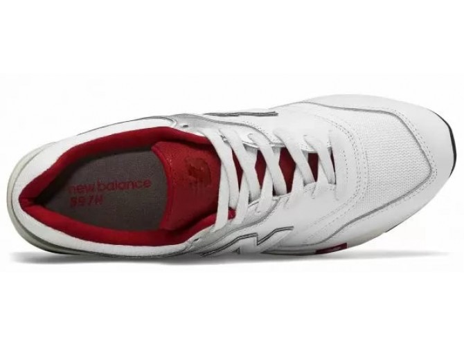 Кроссовки New Balance 997h серые с красным