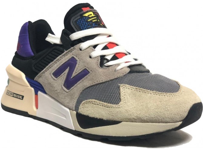 New Balance 997s Серые с фиолетовым