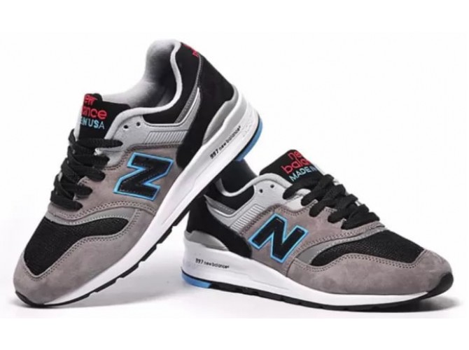 New Balance 997 Sport USA мужские серые с черным