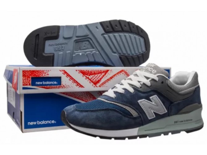 New Balance 997 Sport USA темно-синие с белым