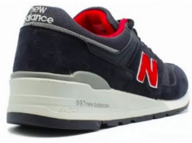 New Balance 997 Sport USA мужские темно-синие с красным